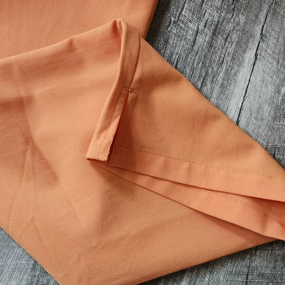 Women's Stylish Orange Cargo Pants - Picture 2 of 6